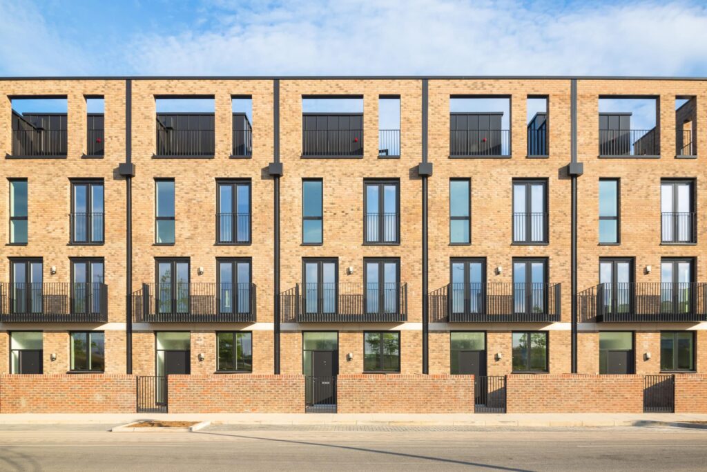 Social housing development flats