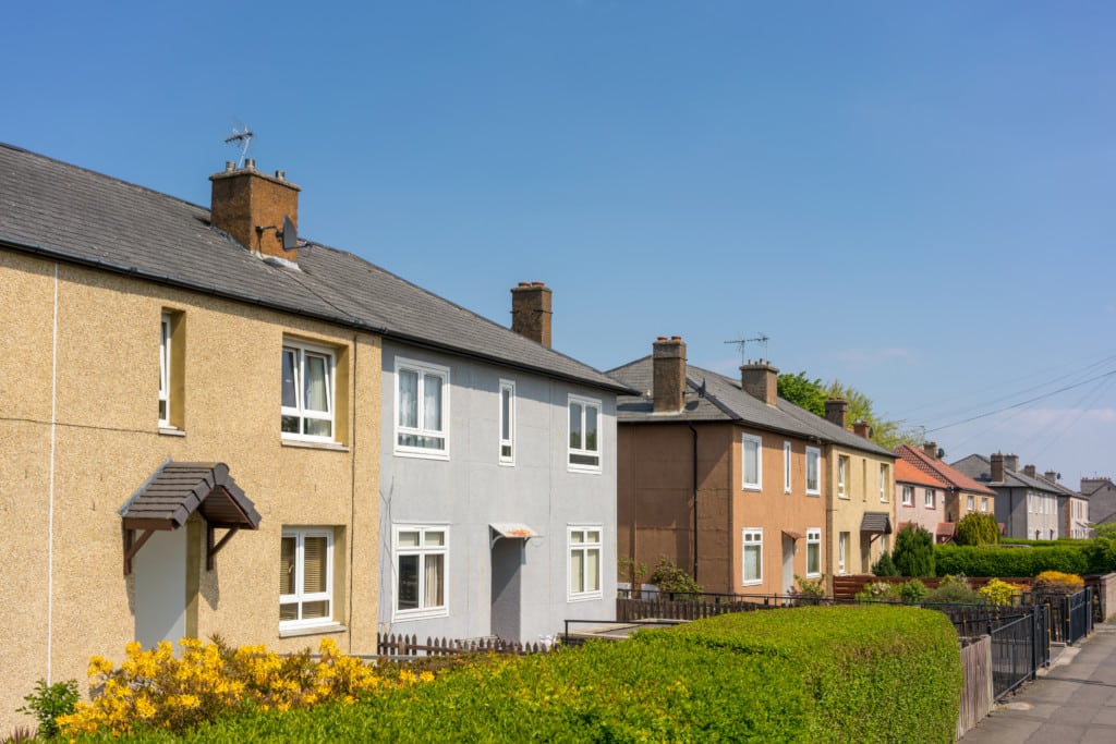 Housing in Edinburgh, Scotland